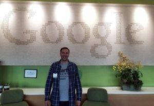 Jason Sherman at Google HQ