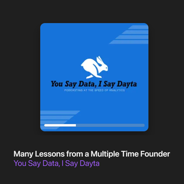 You Say Data